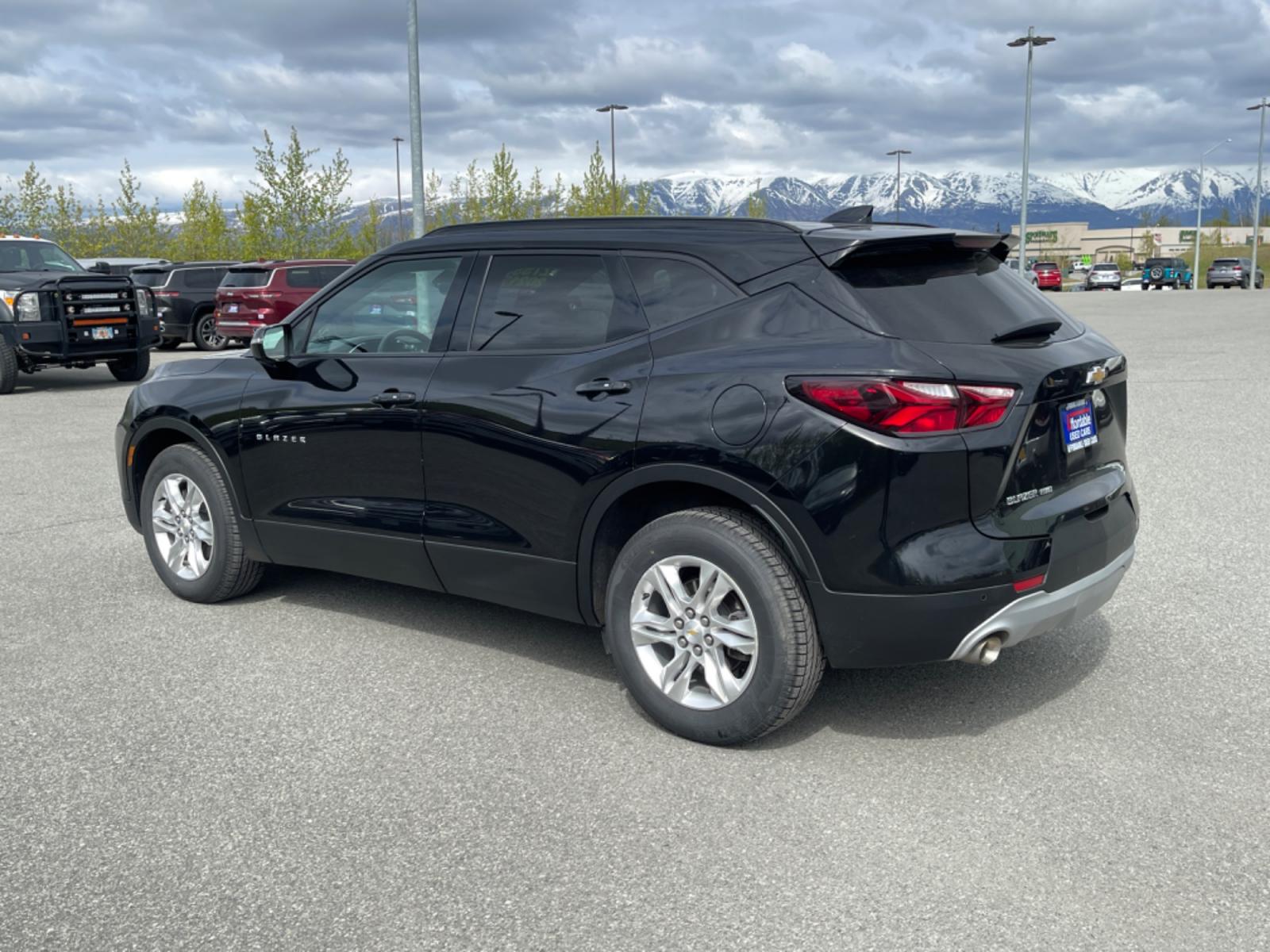 2021 BLACK CHEVROLET BLAZER LT (3GNKBJRSXMS) with an 3.6L engine, Automatic transmission, located at 1960 Industrial Drive, Wasilla, 99654, (907) 274-2277, 61.573475, -149.400146 - Photo #2